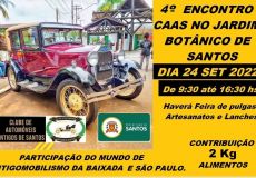 EXPOSICAO  DE ANTIGOS NO JARDIM BOTANICO DE SANTOS  EM SETEMBRO